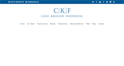 Desktop Screenshot of ckandf.com