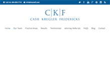 Tablet Screenshot of ckandf.com